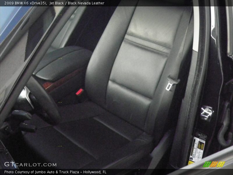 Jet Black / Black Nevada Leather 2009 BMW X6 xDrive35i
