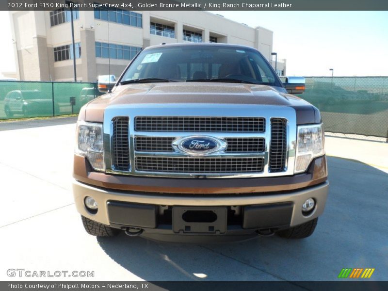 Golden Bronze Metallic / King Ranch Chaparral Leather 2012 Ford F150 King Ranch SuperCrew 4x4