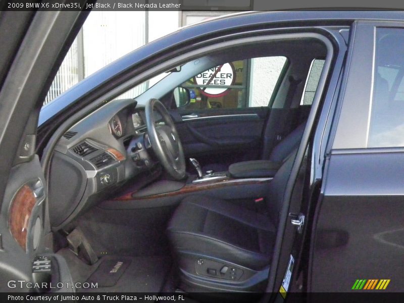Jet Black / Black Nevada Leather 2009 BMW X6 xDrive35i
