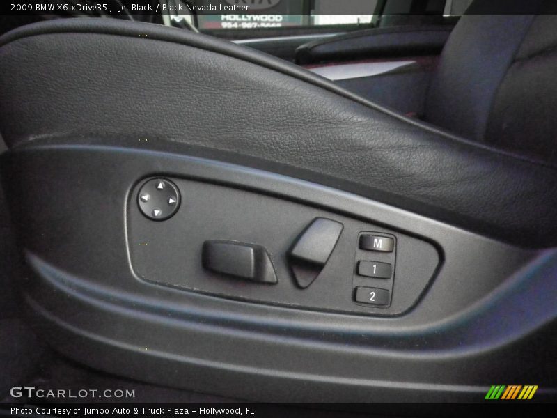 Jet Black / Black Nevada Leather 2009 BMW X6 xDrive35i