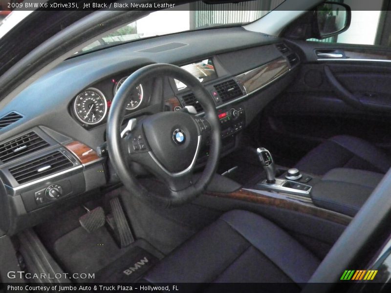 Jet Black / Black Nevada Leather 2009 BMW X6 xDrive35i
