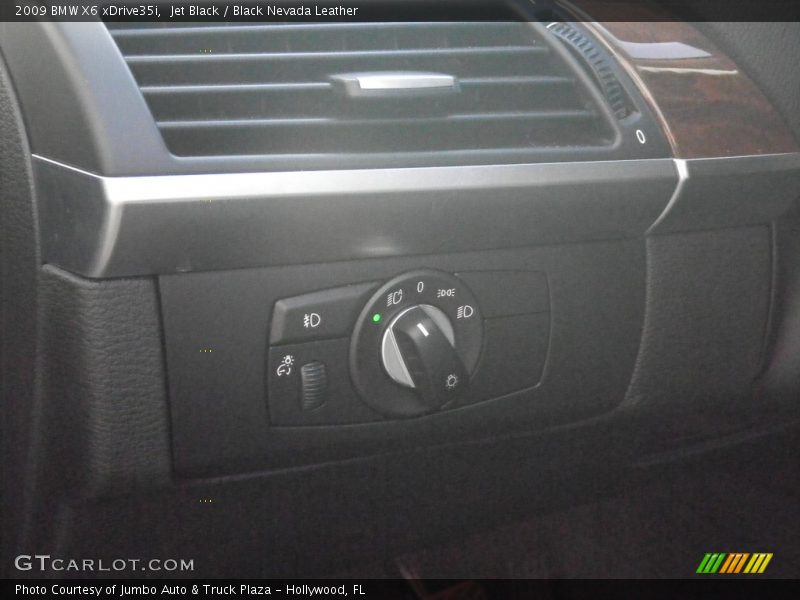 Jet Black / Black Nevada Leather 2009 BMW X6 xDrive35i
