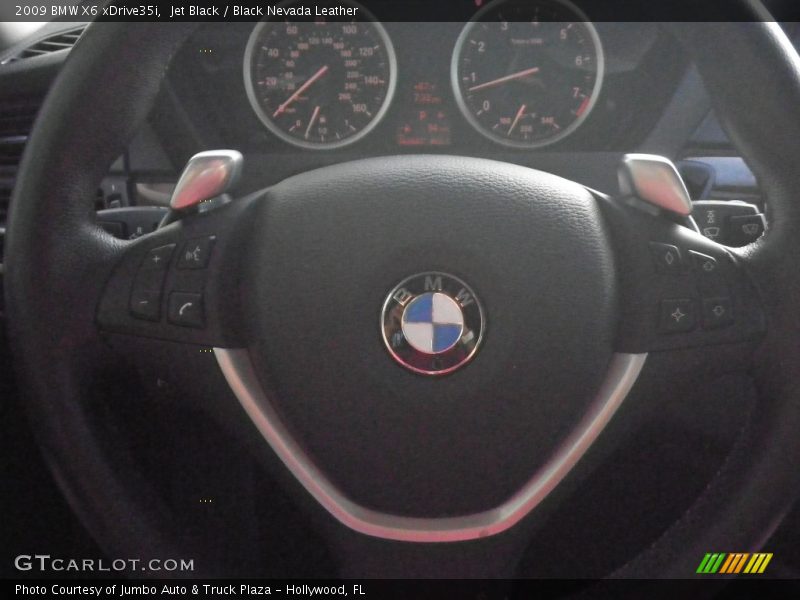 Jet Black / Black Nevada Leather 2009 BMW X6 xDrive35i