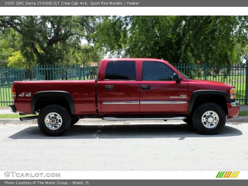 Sport Red Metallic / Pewter 2005 GMC Sierra 2500HD SLT Crew Cab 4x4