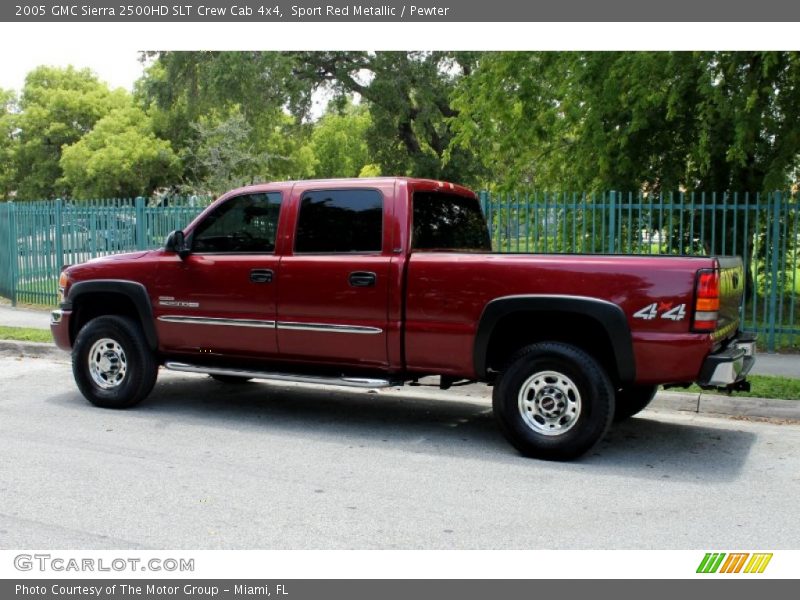 Sport Red Metallic / Pewter 2005 GMC Sierra 2500HD SLT Crew Cab 4x4