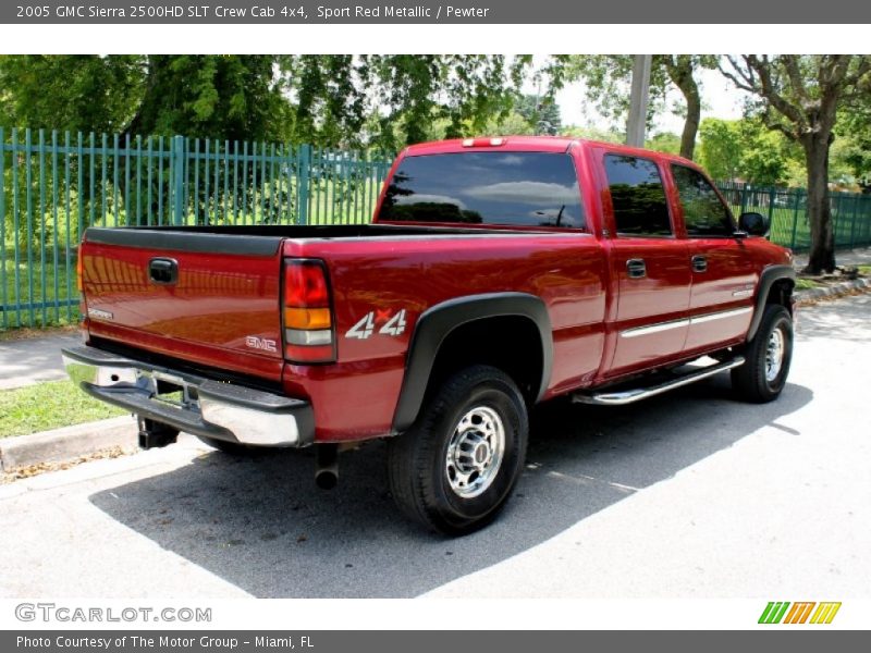 Sport Red Metallic / Pewter 2005 GMC Sierra 2500HD SLT Crew Cab 4x4