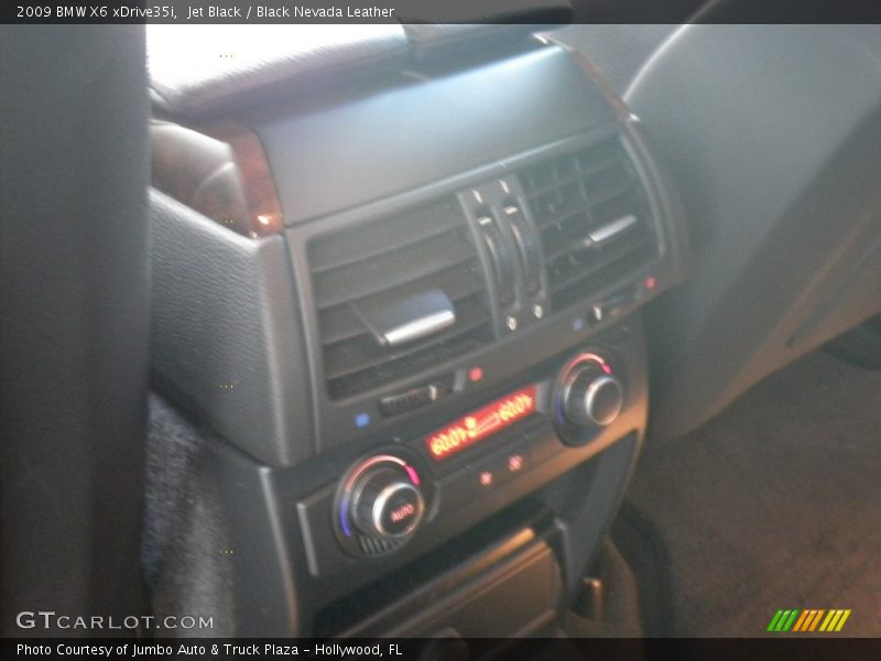 Jet Black / Black Nevada Leather 2009 BMW X6 xDrive35i