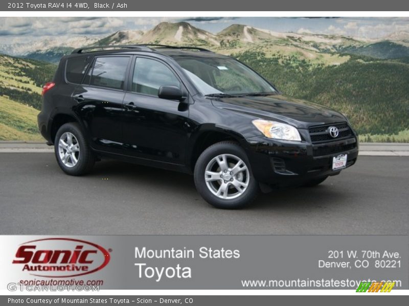 Black / Ash 2012 Toyota RAV4 I4 4WD