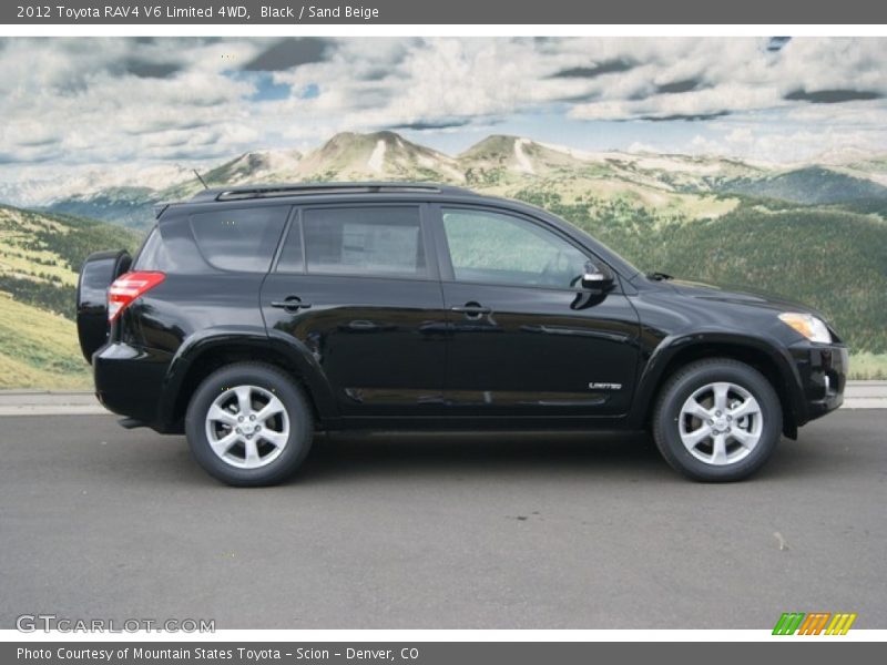 Black / Sand Beige 2012 Toyota RAV4 V6 Limited 4WD