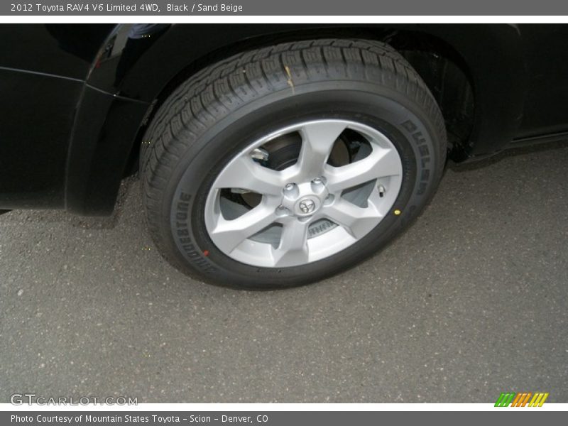 Black / Sand Beige 2012 Toyota RAV4 V6 Limited 4WD