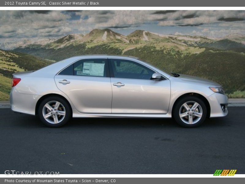 Classic Silver Metallic / Black 2012 Toyota Camry SE