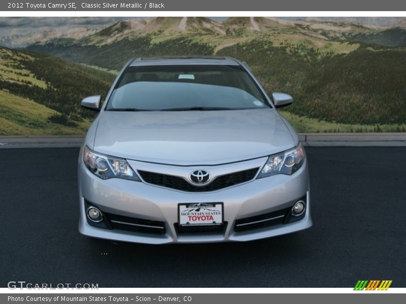 Classic Silver Metallic / Black 2012 Toyota Camry SE