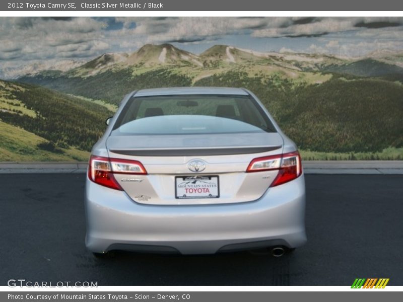 Classic Silver Metallic / Black 2012 Toyota Camry SE