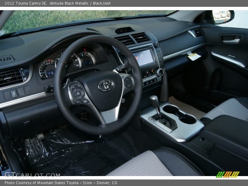 Attitude Black Metallic / Black/Ash 2012 Toyota Camry SE