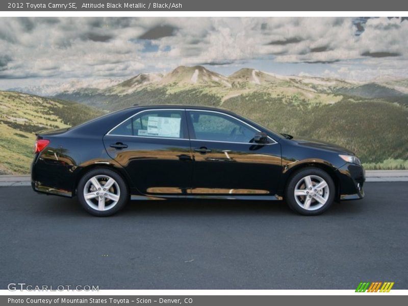 Attitude Black Metallic / Black/Ash 2012 Toyota Camry SE