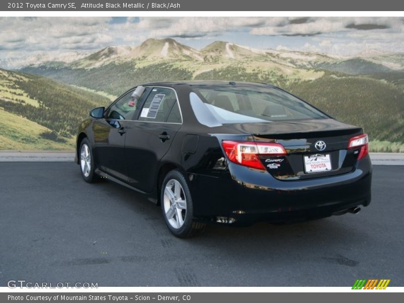Attitude Black Metallic / Black/Ash 2012 Toyota Camry SE