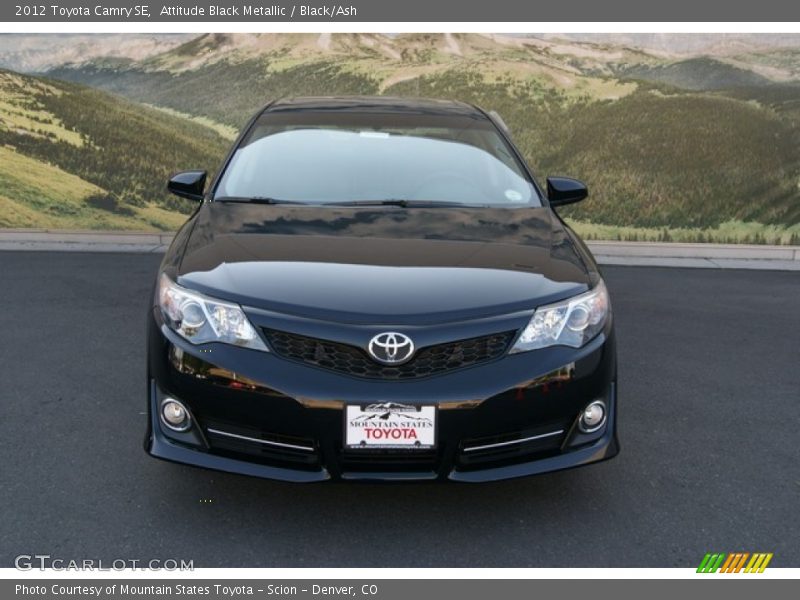 Attitude Black Metallic / Black/Ash 2012 Toyota Camry SE