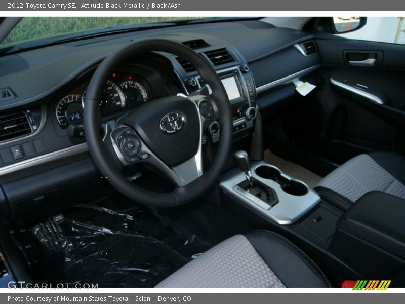 Attitude Black Metallic / Black/Ash 2012 Toyota Camry SE