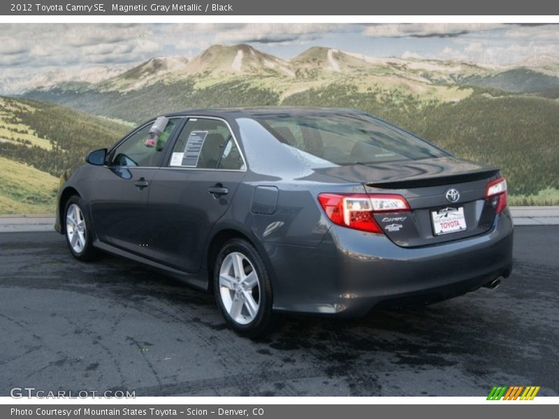 Magnetic Gray Metallic / Black 2012 Toyota Camry SE