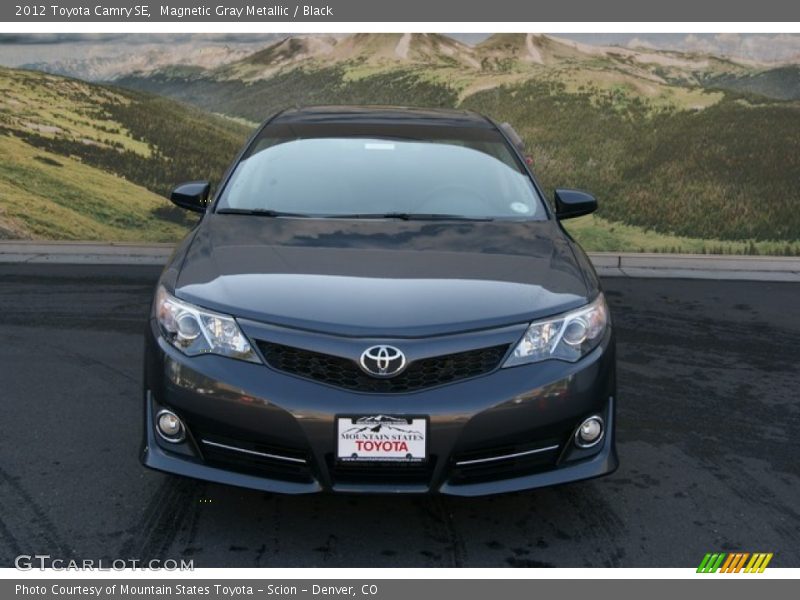 Magnetic Gray Metallic / Black 2012 Toyota Camry SE