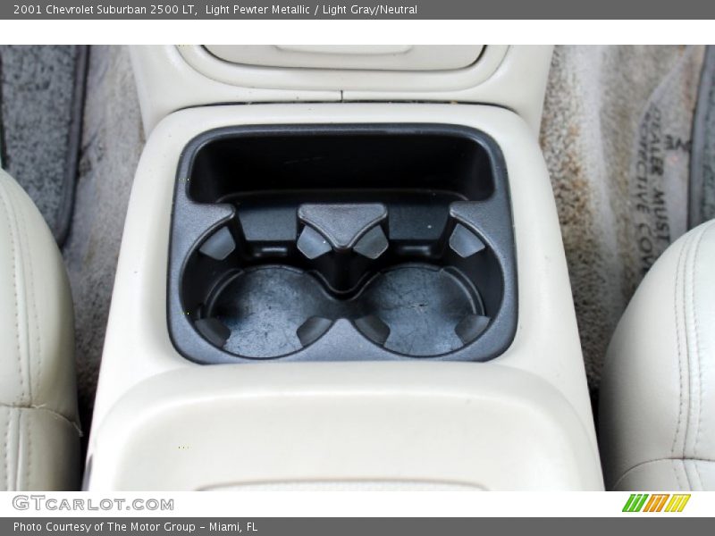 Light Pewter Metallic / Light Gray/Neutral 2001 Chevrolet Suburban 2500 LT