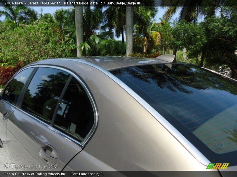 Kalahari Beige Metallic / Dark Beige/Beige III 2004 BMW 7 Series 745Li Sedan