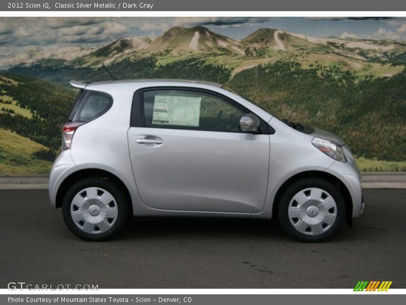 Classic Silver Metallic / Dark Gray 2012 Scion iQ