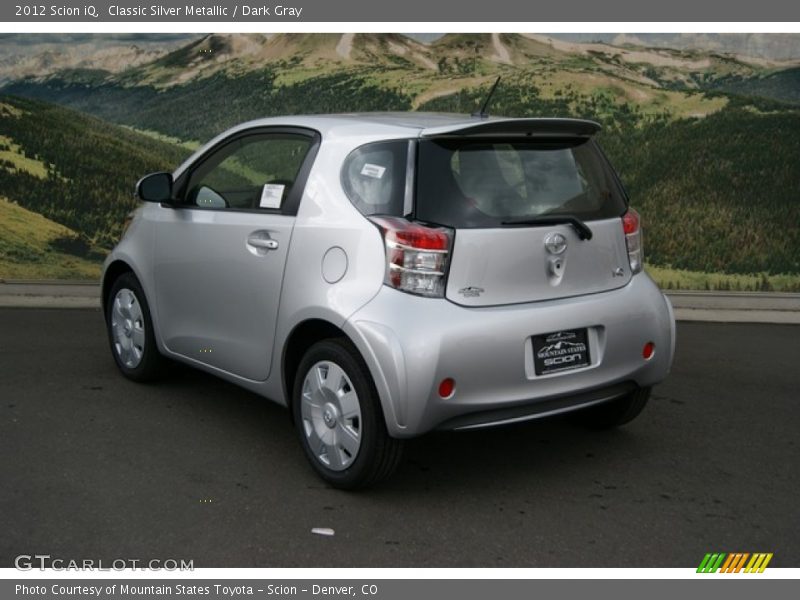 Classic Silver Metallic / Dark Gray 2012 Scion iQ