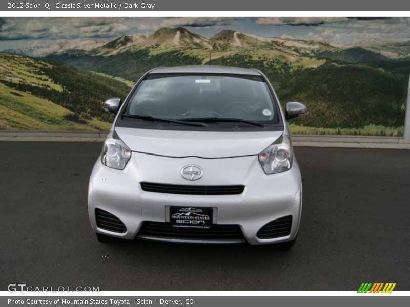 Classic Silver Metallic / Dark Gray 2012 Scion iQ