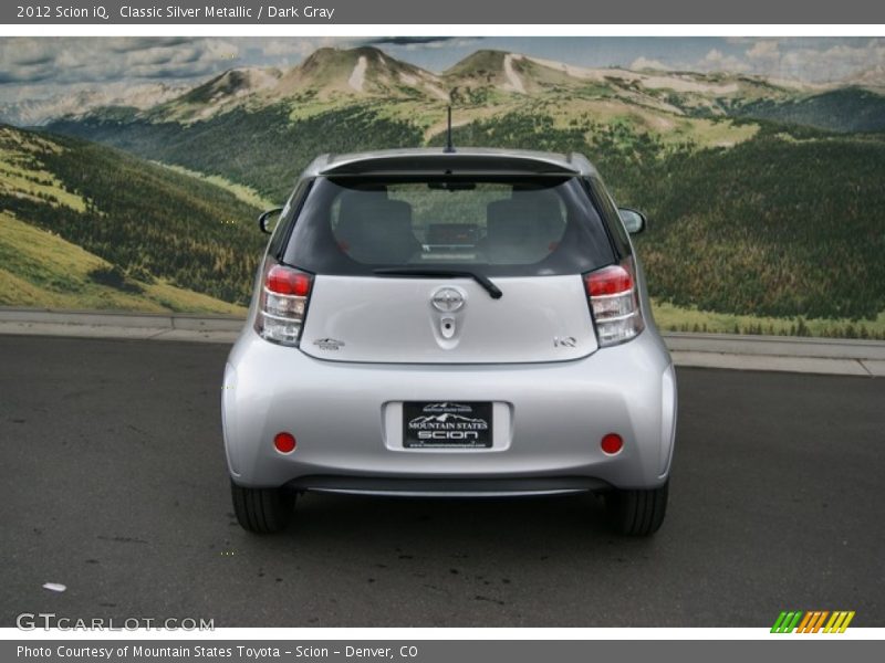Classic Silver Metallic / Dark Gray 2012 Scion iQ