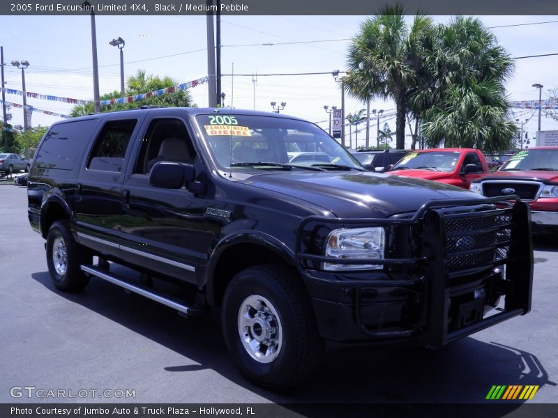 Black / Medium Pebble 2005 Ford Excursion Limited 4X4