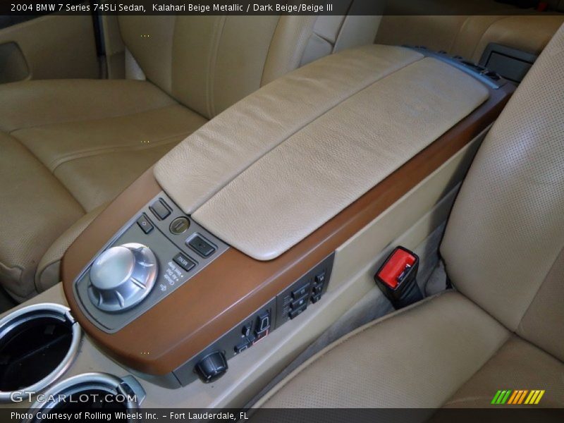 Kalahari Beige Metallic / Dark Beige/Beige III 2004 BMW 7 Series 745Li Sedan