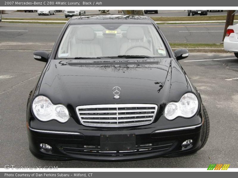 Black / Ash 2007 Mercedes-Benz C 280 4Matic Luxury