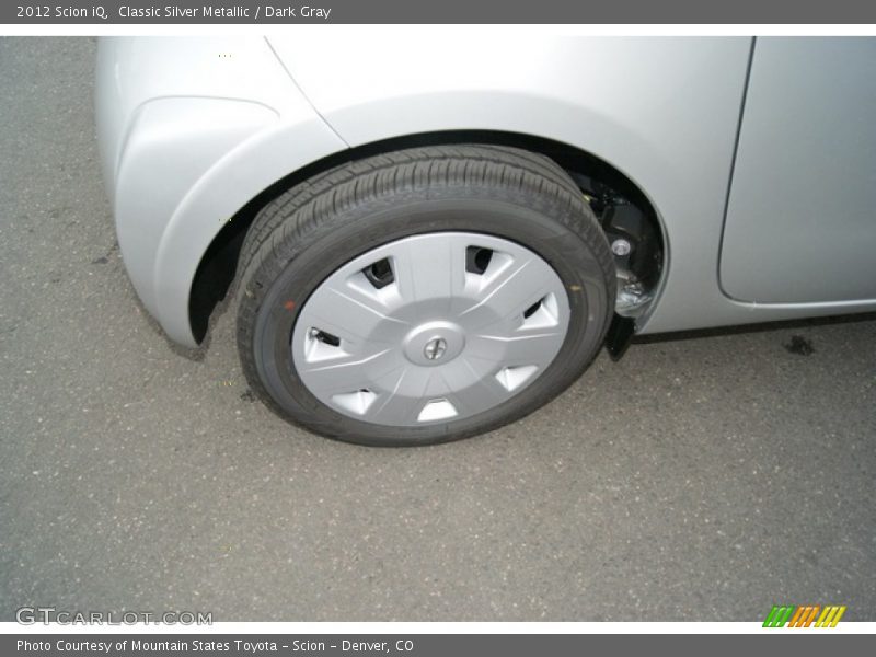 Classic Silver Metallic / Dark Gray 2012 Scion iQ