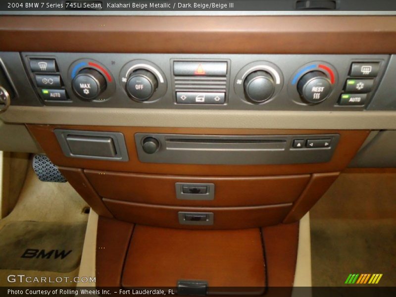 Kalahari Beige Metallic / Dark Beige/Beige III 2004 BMW 7 Series 745Li Sedan