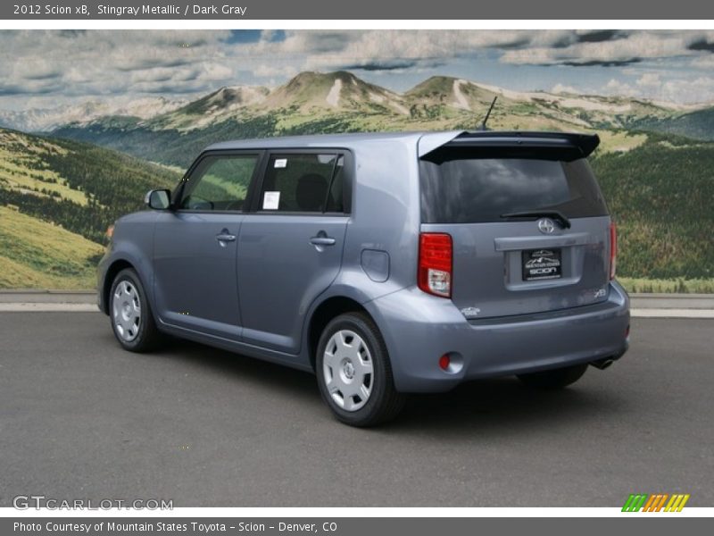 Stingray Metallic / Dark Gray 2012 Scion xB