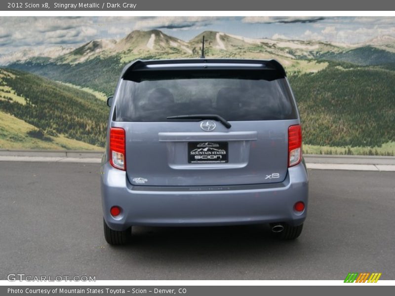 Stingray Metallic / Dark Gray 2012 Scion xB