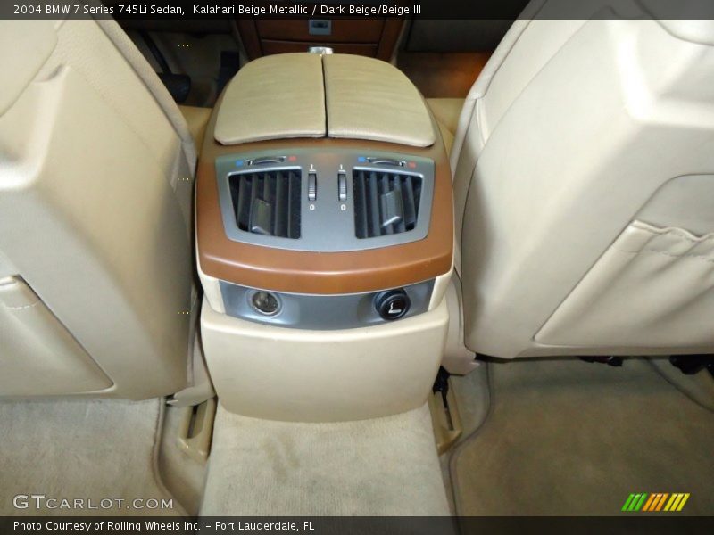 Kalahari Beige Metallic / Dark Beige/Beige III 2004 BMW 7 Series 745Li Sedan