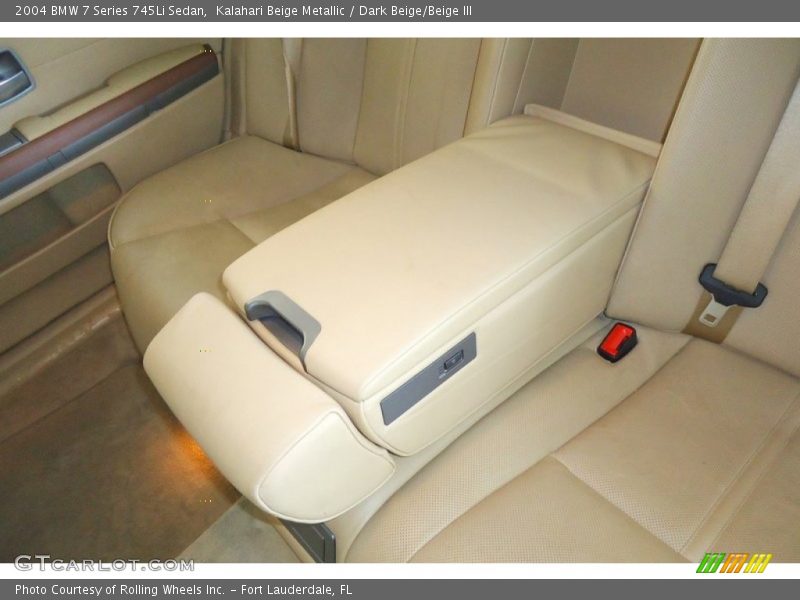 Kalahari Beige Metallic / Dark Beige/Beige III 2004 BMW 7 Series 745Li Sedan