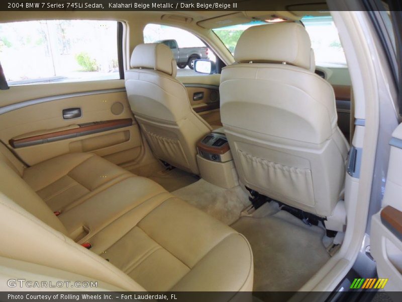 Kalahari Beige Metallic / Dark Beige/Beige III 2004 BMW 7 Series 745Li Sedan