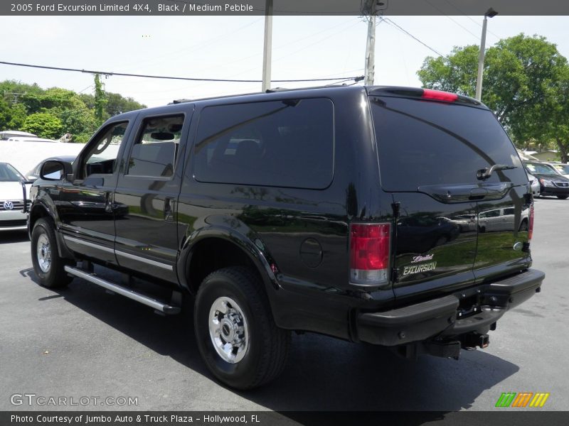 Black / Medium Pebble 2005 Ford Excursion Limited 4X4