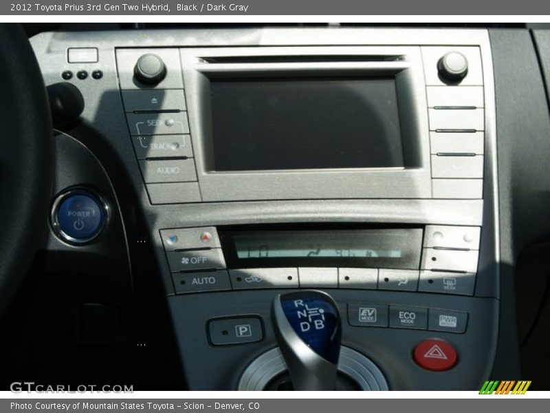 Black / Dark Gray 2012 Toyota Prius 3rd Gen Two Hybrid