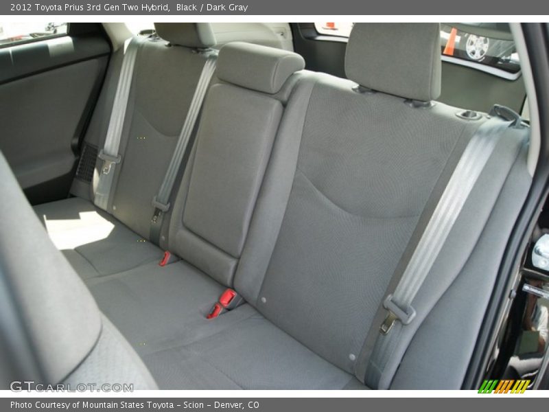 Black / Dark Gray 2012 Toyota Prius 3rd Gen Two Hybrid