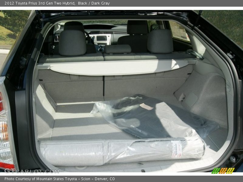 Black / Dark Gray 2012 Toyota Prius 3rd Gen Two Hybrid