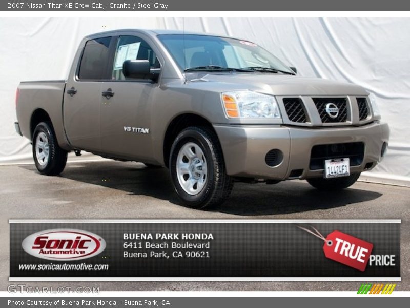 Granite / Steel Gray 2007 Nissan Titan XE Crew Cab
