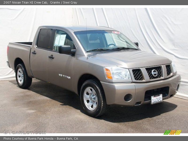 Granite / Steel Gray 2007 Nissan Titan XE Crew Cab