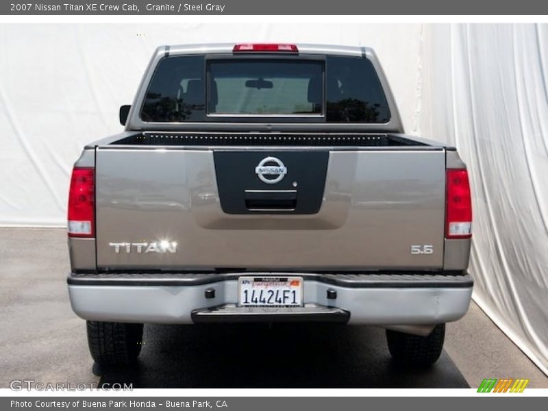 Granite / Steel Gray 2007 Nissan Titan XE Crew Cab