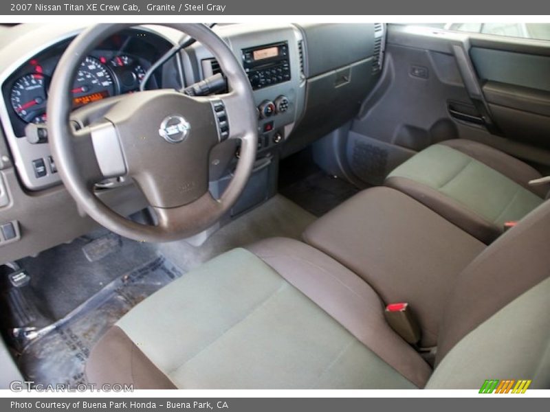 Granite / Steel Gray 2007 Nissan Titan XE Crew Cab