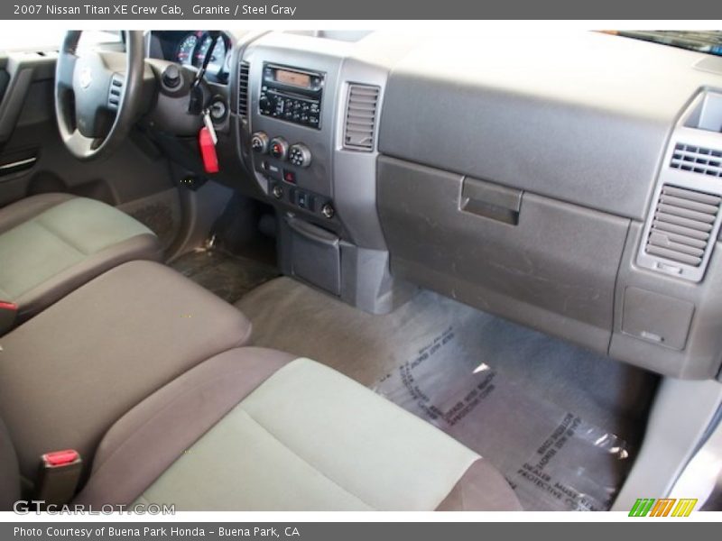 Granite / Steel Gray 2007 Nissan Titan XE Crew Cab