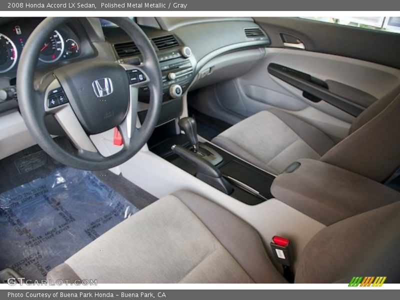 Polished Metal Metallic / Gray 2008 Honda Accord LX Sedan